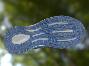 sneaker low poly model Model 3D