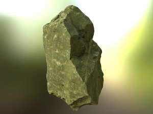 rock low poly model 3D Model