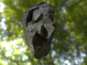 rock low poly model 3D Model