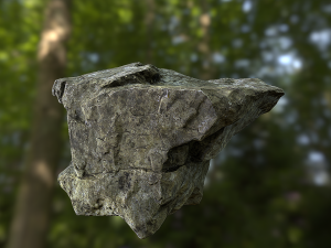 rock low poly model 3D Model