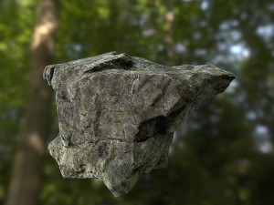 rock low poly model 3D Model