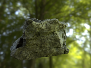 rock low poly model 3D Model
