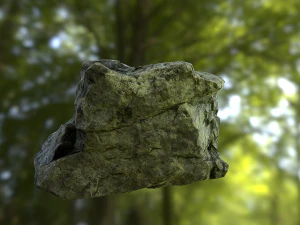 rock low poly model 3D Model