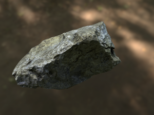 rock low poly model 3D Model