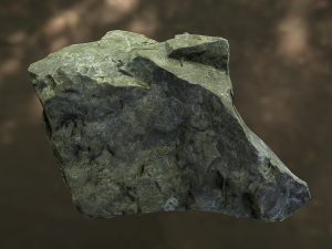 rock low poly model 3D Model