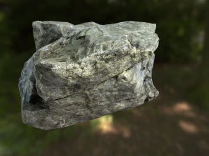 rock low poly model 3D Model