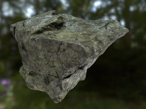 rock low poly model 3D Model