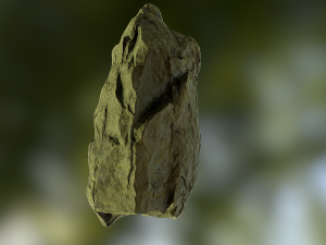 rock low poly model 3D Model