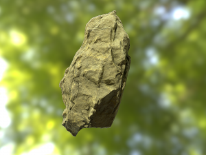 rock low poly model 3D Model