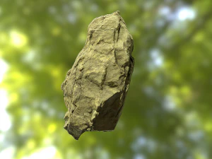 rock low poly model 3D Model