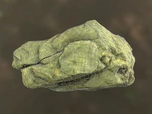 rock low poly model 3D Model
