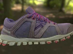 worn sneaker low poly model 3D Model