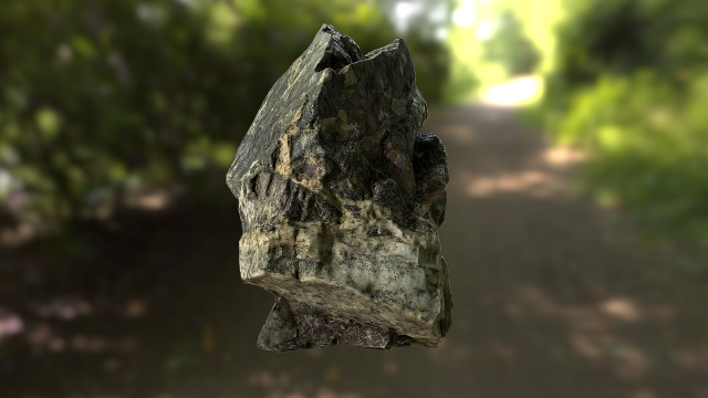 rock low poly model Modelo 3D .c4d .max .obj .3ds .fbx .stl .blend 