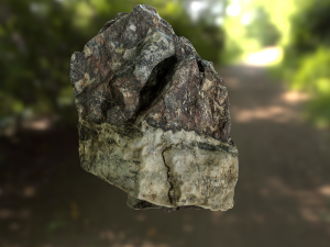 rock low poly model Modelo 3D