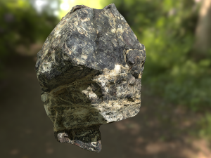 rock low poly model Modelo 3D