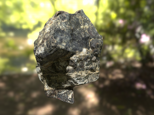 rock low poly model Modelo 3D