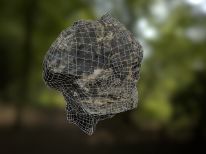 rock low poly model Modelo 3D