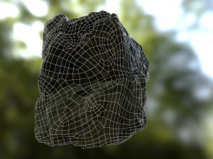 rock low poly model 3D Model