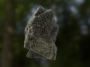 rock low poly model Modelo 3D