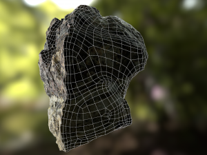 rock low poly model Modelo 3D