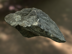 rock low poly model Modelo 3D