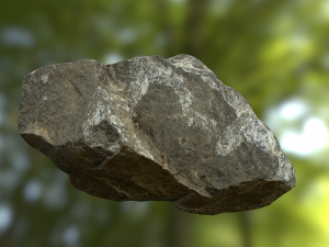 rock low poly model Modelo 3D