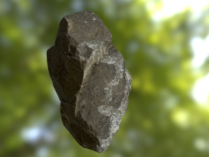 rock low poly model Modelo 3D