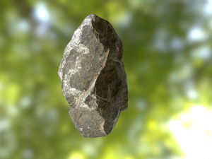rock low poly model Modelo 3D