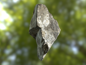 rock low poly model Modelo 3D