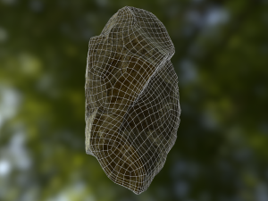 rock low poly model Modelo 3D
