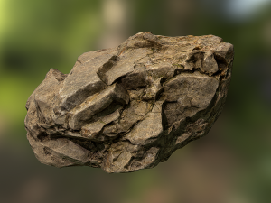 rock low poly model Modèle 3D