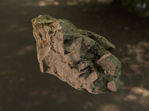 rock low poly model 3D 模型