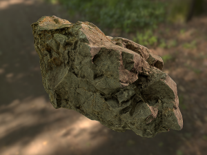 rock low poly model 3D 模型