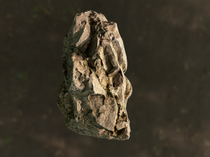 rock low poly model 3D 模型
