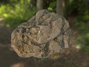rock low poly model 3D 模型