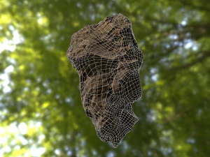 rock low poly model 3D Model