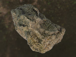 rock low poly model 3D 模型