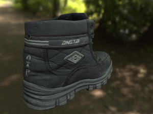 boot low poly model 3D Model