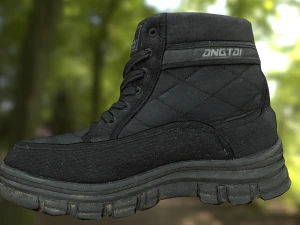 boot low poly model 3D Model