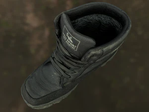 boot low poly model 3D Model