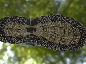 boot low poly model 3D Model