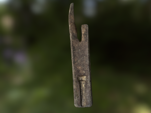 claw hammer low poly model Modelo 3D