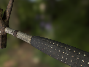 claw hammer low poly model Modelo 3D