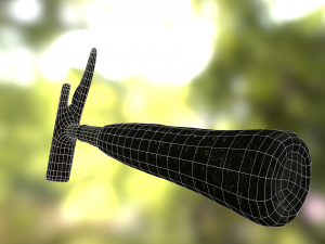 claw hammer low poly model Modelo 3D