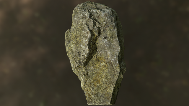 rock low poly model 3D मॉडल .c4d .max .obj .3ds .fbx .stl .blend 