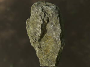 rock low poly model Modèle 3D