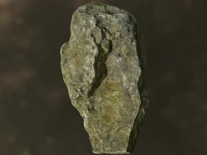 rock low poly model 3D Model