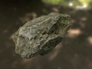 rock low poly model 3D Model