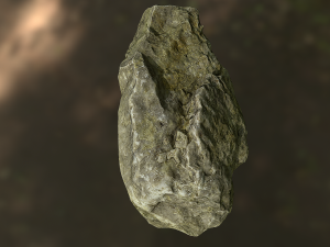 rock low poly model 3D मॉडल