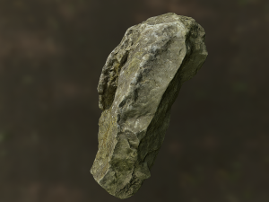 rock low poly model 3D मॉडल